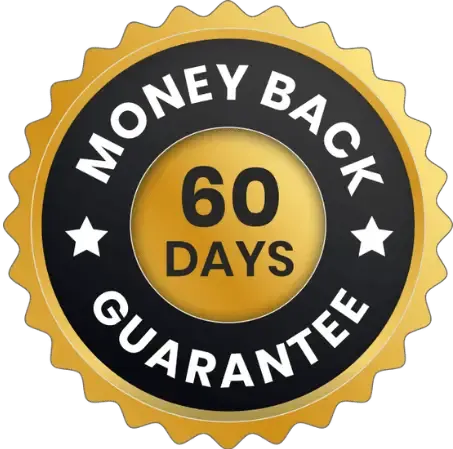 60 Day Money Back Guarantee Badge